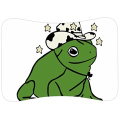 Frog With A Cowboy Hat Velour Seat Head Rest Cushion by Teevova