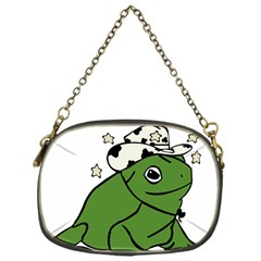 Frog With A Cowboy Hat Chain Purse (one Side) by Teevova