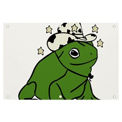 Frog With A Cowboy Hat Banner And Sign 6  X 4 