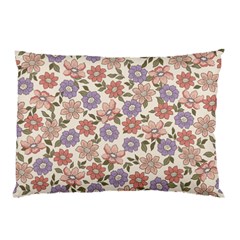 Flowers Petals Plants Floral Print Pattern Design Pillow Case (two Sides) by Ravend