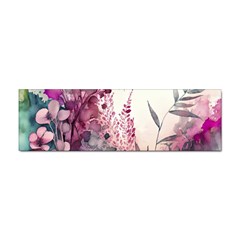 Ai Generated Flowers Watercolour Nature Plant Sticker (bumper)