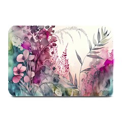 Ai Generated Flowers Watercolour Nature Plant Plate Mats