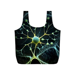 Ai Generated Neuron Network Connection Full Print Recycle Bag (s)