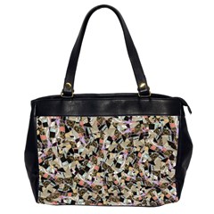 Mystic Geometry Abstract Print Oversize Office Handbag (2 Sides) by dflcprintsclothing