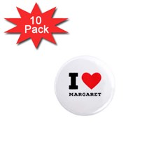 I Love Margaret 1  Mini Magnet (10 Pack)  by ilovewhateva