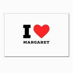 I Love Margaret Postcards 5  X 7  (pkg Of 10) by ilovewhateva