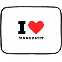 I Love Margaret One Side Fleece Blanket (mini)