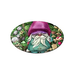 Charm Toadstool Necromancy Magician Conjuration Sorcery Spell Mojo Chanterelle Sticker Oval (10 Pack) by GardenOfOphir