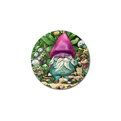 Charm Toadstool Necromancy Magician Conjuration Sorcery Spell Mojo Chanterelle Golf Ball Marker by GardenOfOphir