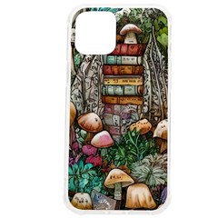 Bewitch Stipe Black Art Incantation Enchant Champignon Shiitake Witchcraft Black Magic Witch Iphone 12 Pro Max Tpu Uv Print Case by GardenOfOphir