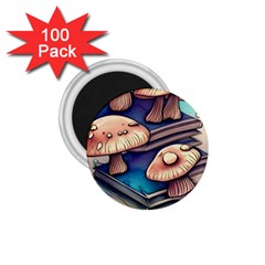 Mushroom Cloud Legerdemain Portobello Warlock 1 75  Magnets (100 Pack)  by GardenOfOphir