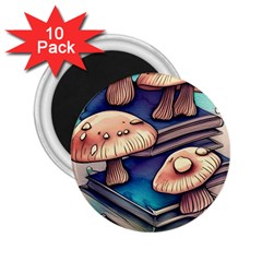 Mushroom Cloud Legerdemain Portobello Warlock 2 25  Magnets (10 Pack)  by GardenOfOphir