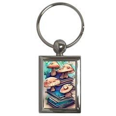 Mushroom Cloud Legerdemain Portobello Warlock Key Chain (rectangle) by GardenOfOphir