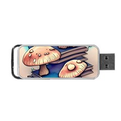 Mushroom Cloud Legerdemain Portobello Warlock Portable Usb Flash (two Sides) by GardenOfOphir