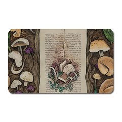 Charming Toadstool Magnet (rectangular) by GardenOfOphir