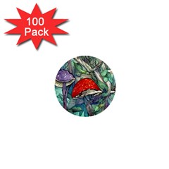 Necromancy Mushroom 1  Mini Buttons (100 Pack) 