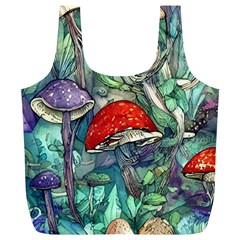 Necromancy Mushroom Full Print Recycle Bag (xl) by GardenOfOphir