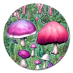 Conjuration Mushroom Magnet 5  (round)