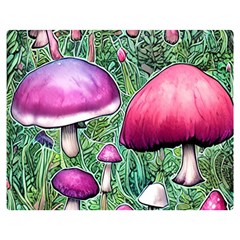 Conjuration Mushroom Premium Plush Fleece Blanket (medium) by GardenOfOphir