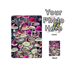 Sorcery Mushroom Playing Cards 54 Designs (mini) by GardenOfOphir