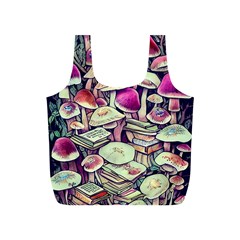 Sorcery Mushroom Full Print Recycle Bag (s) by GardenOfOphir