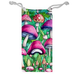 Charmed Toadstool Jewelry Bag by GardenOfOphir