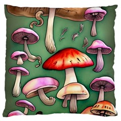 Glamour Mushroom For Enchantment And Bewitchment Standard Premium Plush Fleece Cushion Case (one Side) by GardenOfOphir