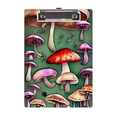 Glamour Mushroom For Enchantment And Bewitchment A5 Acrylic Clipboard