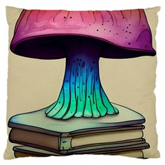 Forest Fairycore Mushroom Large Cushion Case (two Sides) by GardenOfOphir