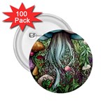 Craft Mushroom 2.25  Buttons (100 pack)  Front