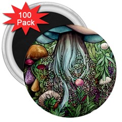 Craft Mushroom 3  Magnets (100 Pack) by GardenOfOphir
