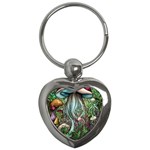 Craft Mushroom Key Chain (Heart) Front