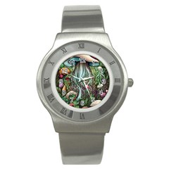 Craft Mushroom Stainless Steel Watch