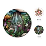 Craft Mushroom Playing Cards Single Design (Round) Front