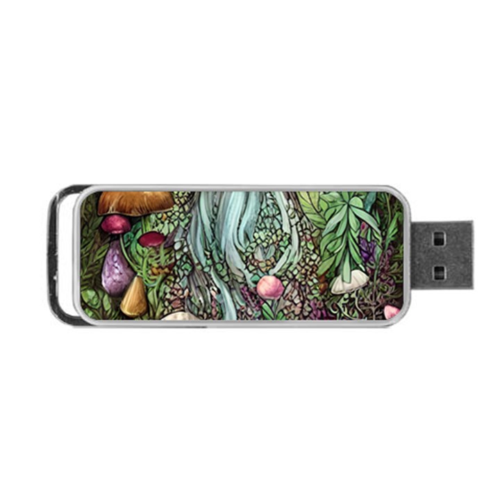 Craft Mushroom Portable USB Flash (One Side)