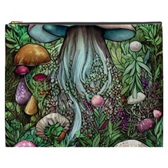 Craft Mushroom Cosmetic Bag (xxxl) by GardenOfOphir