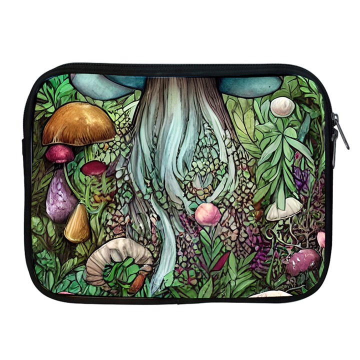 Craft Mushroom Apple iPad 2/3/4 Zipper Cases