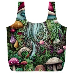 Craft Mushroom Full Print Recycle Bag (xl) by GardenOfOphir