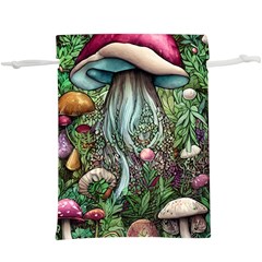 Craft Mushroom Lightweight Drawstring Pouch (xl) by GardenOfOphir