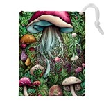 Craft Mushroom Drawstring Pouch (4XL) Front