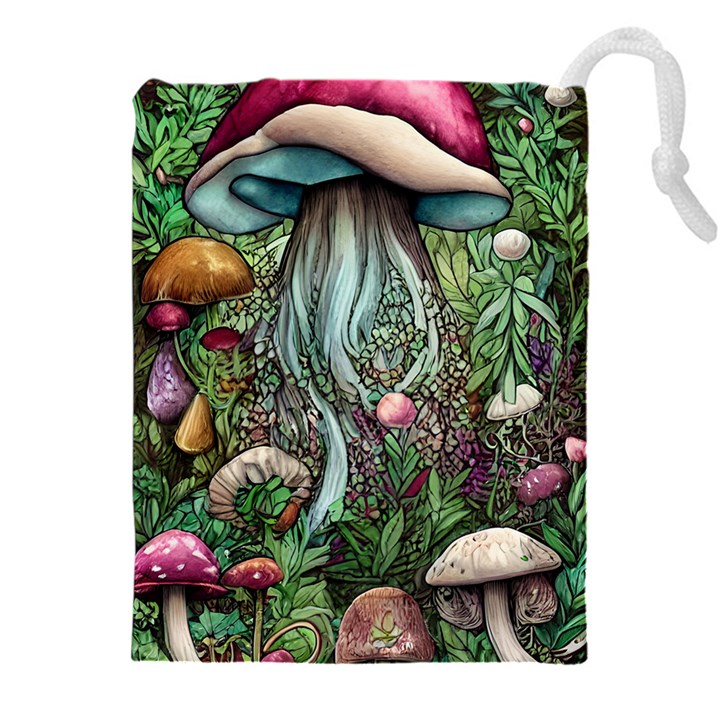 Craft Mushroom Drawstring Pouch (5XL)