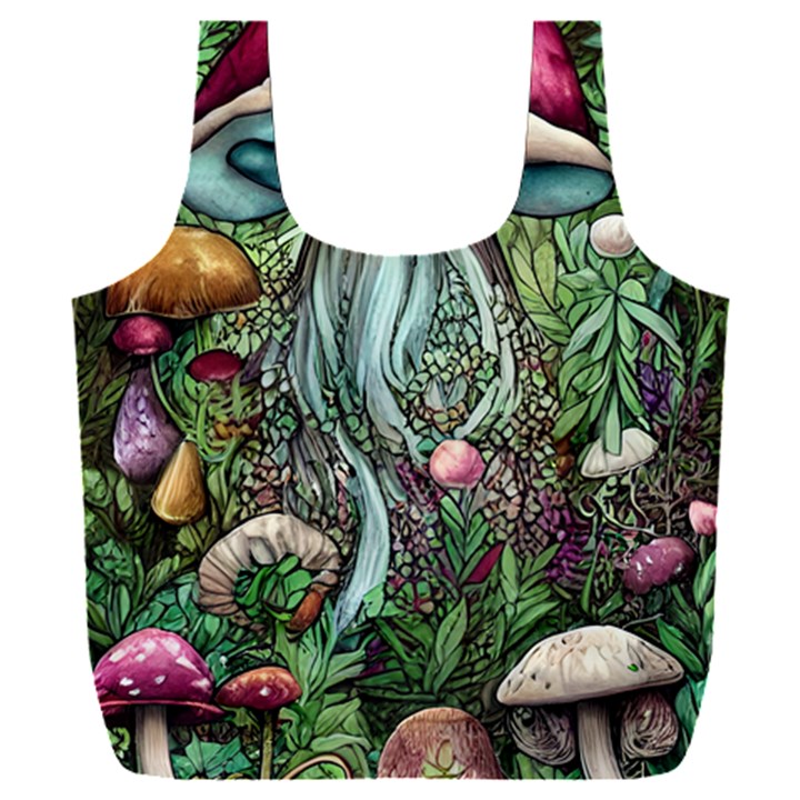 Craft Mushroom Full Print Recycle Bag (XXL)