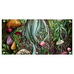 Craft Mushroom Banner And Sign 4  X 2  by GardenOfOphir