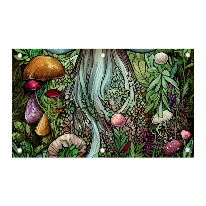 Craft Mushroom Banner and Sign 5  x 3 