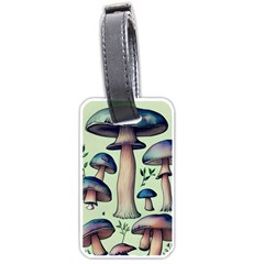 Mushroom Foresty Forestcore Luggage Tag (one Side) by GardenOfOphir