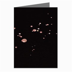 Abstract Rose Gold Glitter Background Greeting Cards (pkg Of 8)