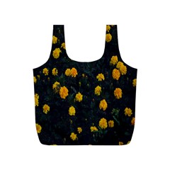 Bloomed Yellow Petaled Flower Plants Full Print Recycle Bag (s) by artworkshop