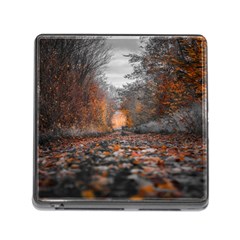 Breathe In Nature Background Memory Card Reader (square 5 Slot)