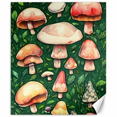 Fantasy Farmcore Farm Mushroom Canvas 20  X 24  by GardenOfOphir