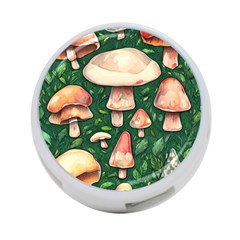 Fantasy Farmcore Farm Mushroom 4-port Usb Hub (one Side) by GardenOfOphir